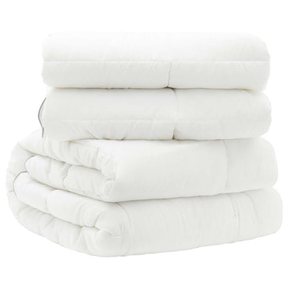Duvet 155x200 cm 4 Seasons 200+300 GSM Australian Wool White