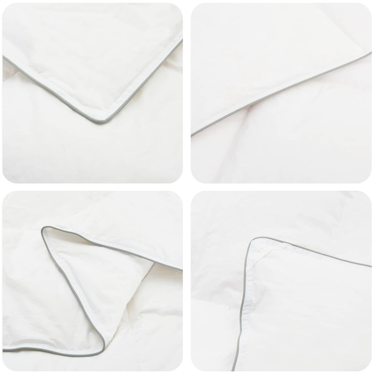 Duvet and Pillow Set 2 pcs 140x200 cm 4 Seasons 220 GSM Wool