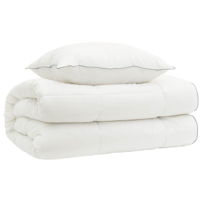 Duvet and Pillow Set 2 pcs 152x203 cm 4 Seasons 140+220 GSM