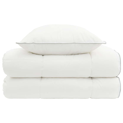 Duvet and Pillow Set 2 pcs 137x200 cm 4 Seasons 200+300 GSM