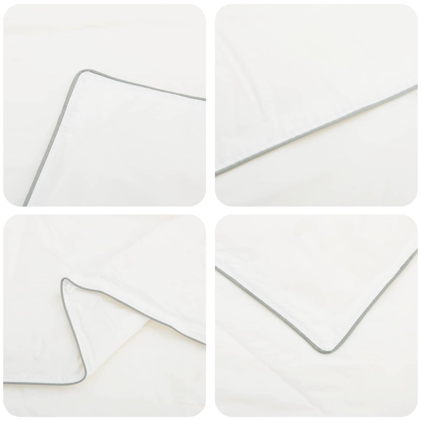 Duvet and Pillow Set 3 pcs 240x260 cm 4 Seasons 220 GSM Wool