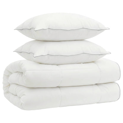 Duvet and Pillow Set 3 pcs 140x220 cm 4 Seasons 140+220 GSM