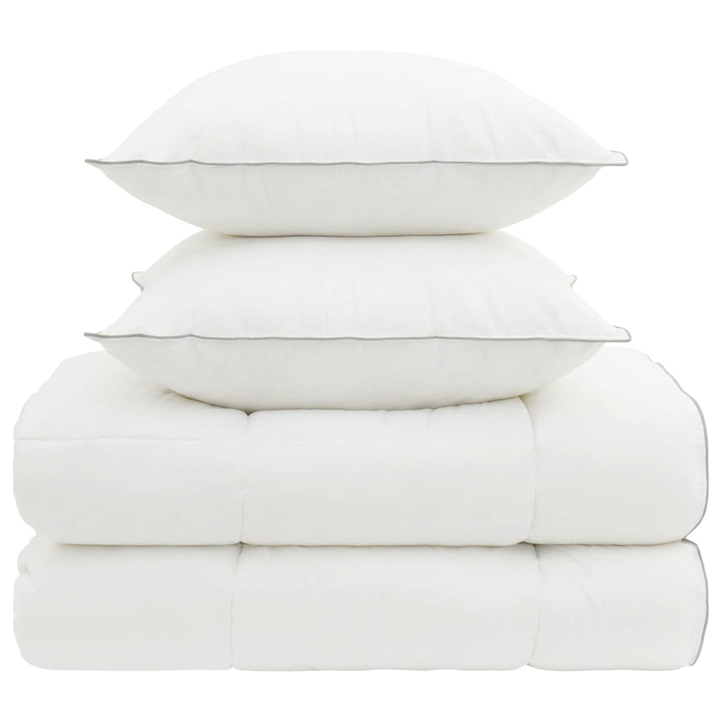 Duvet and Pillow Set 3 pcs 140x220 cm 4 Seasons 140+220 GSM