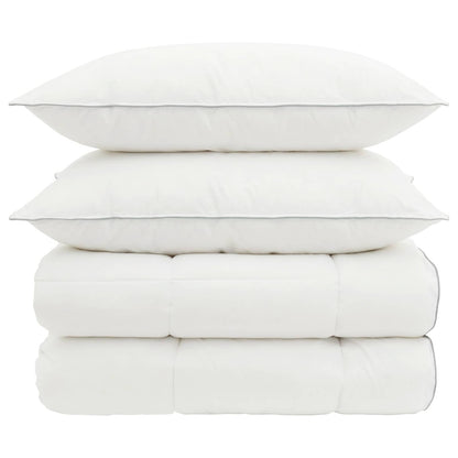 Duvet and Pillow Set 3 pcs 155x220 cm 4 Seasons 140+220 GSM