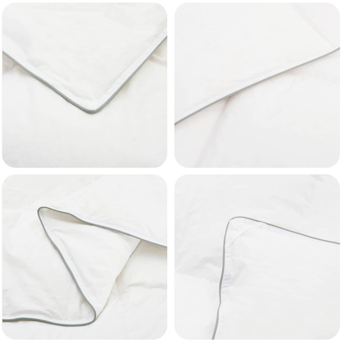 Duvet and Pillow Set 3 pcs 140x220 cm Summer 200 GSM Wool White