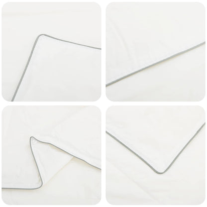 Duvet and Pillow Set 3 pcs 200x200 cm Winter 450 GSM Wool White