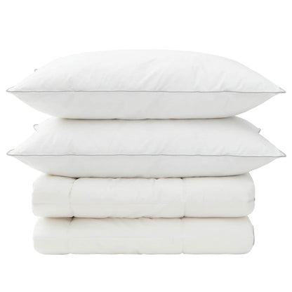 Duvet and Pillow Set 3 pcs 140x220 cm Winter 450 GSM Wool White