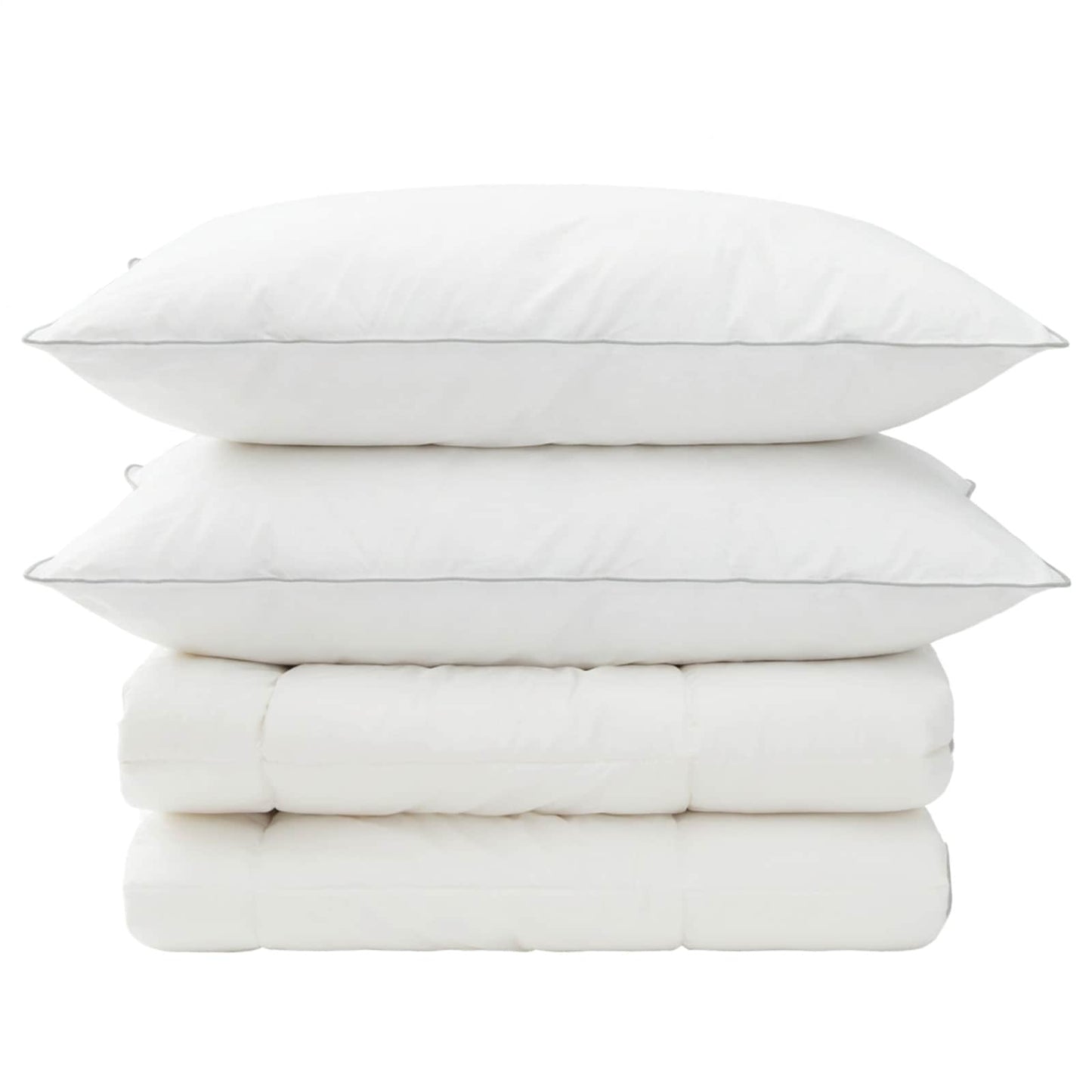 Duvet and Pillow Set 3 pcs 220x240 cm Winter 450 GSM Wool White
