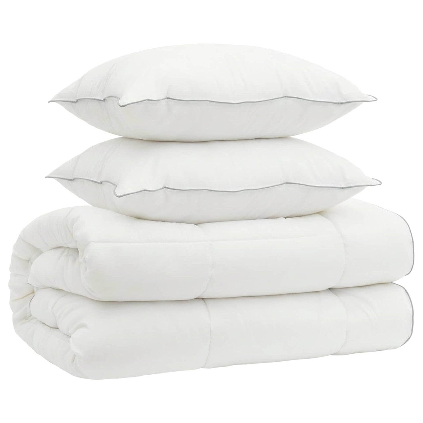 Duvet and Pillow Set 3 pcs 155x220 cm 4 Seasons 200+300 GSM