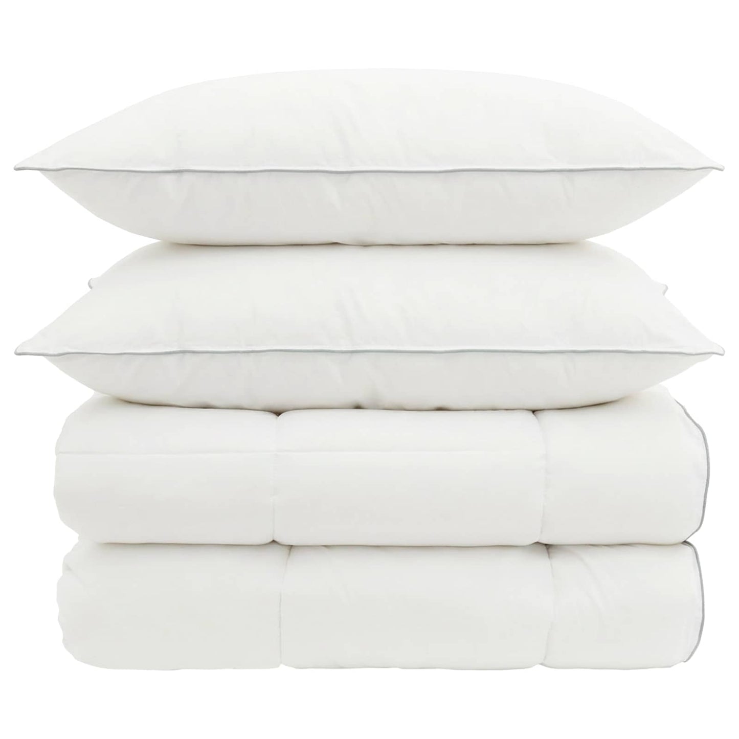 Duvet and Pillow Set 3 pcs 220x260 cm 4 Seasons 200+300 GSM