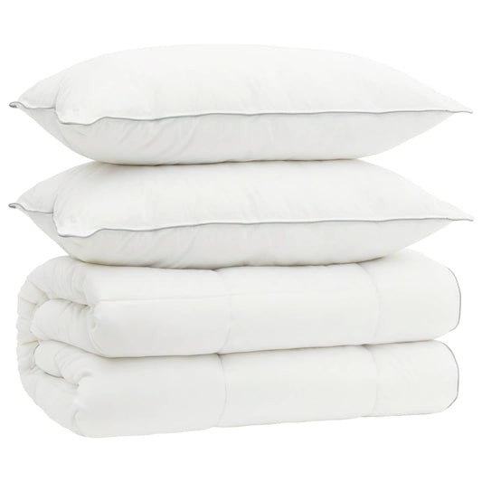 Duvet and Pillow Set 3 pcs 220x260 cm 4 Seasons 200+300 GSM