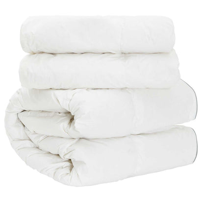 Duvet FULDA 155 x 200 cm 4 Seasons 310 GSM 90% Goose Down White