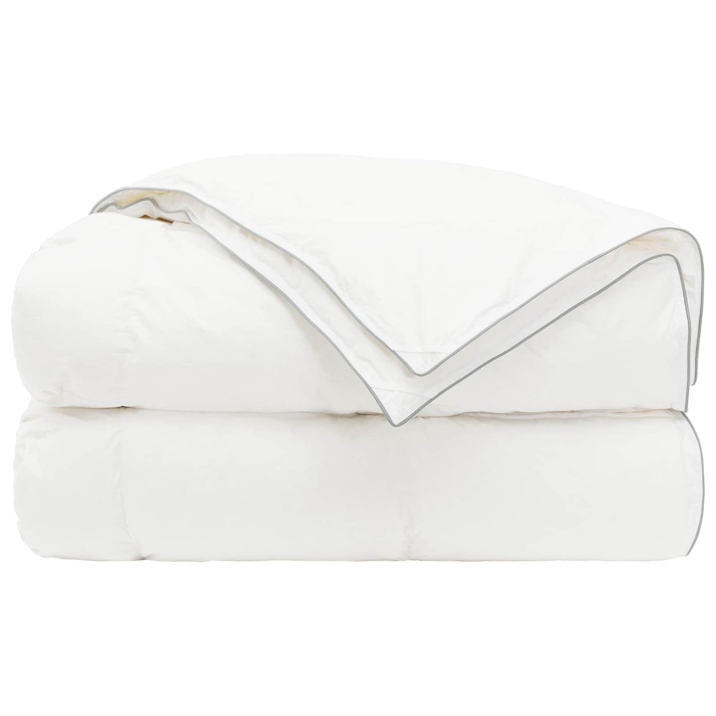 Duvet FULDA 155 x 200 cm 4 Seasons 310 GSM 90% Goose Down White