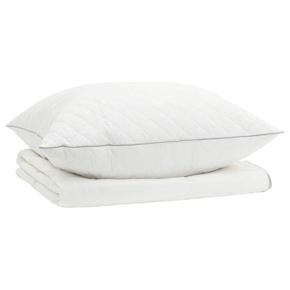90% Goose Down Duvet Set FULDA 2 pcs 135 x 200 cm Summer White