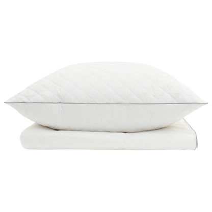 90% Goose Down Duvet Set FULDA 2 pcs 140 x 200 cm Summer White