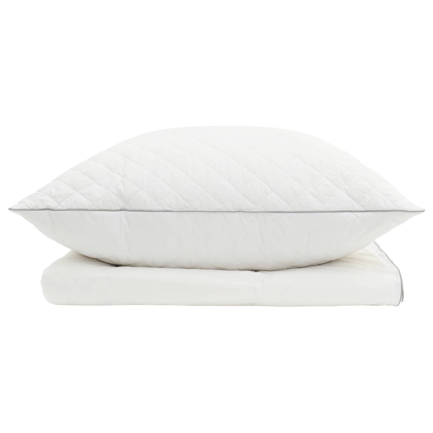 90% Goose Down Duvet Set FULDA 2 pcs 155 x 200 cm Summer White