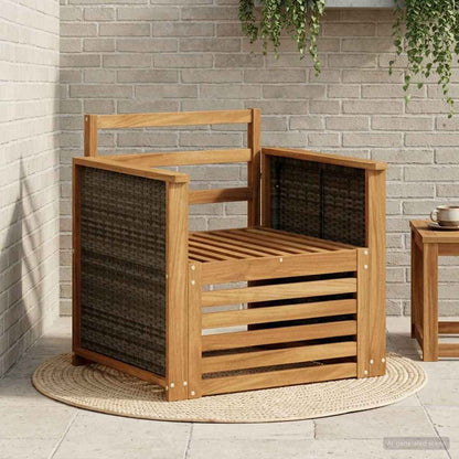 Outdoor Middle Sofa Natural