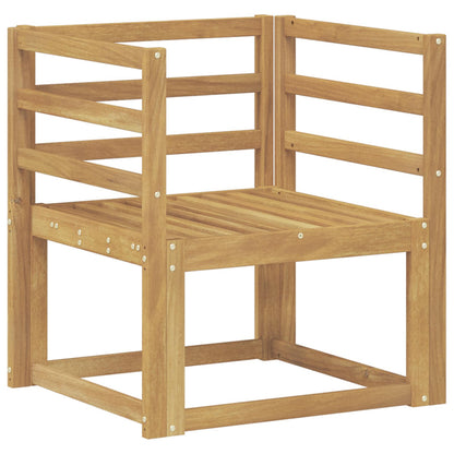 Outdoor Sofa Set Solid Acacia Wood White
