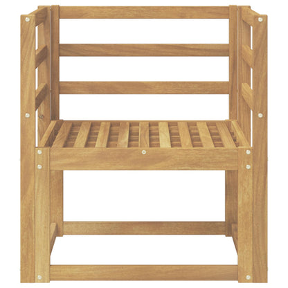 Outdoor Sofa Set Solid Acacia Wood White