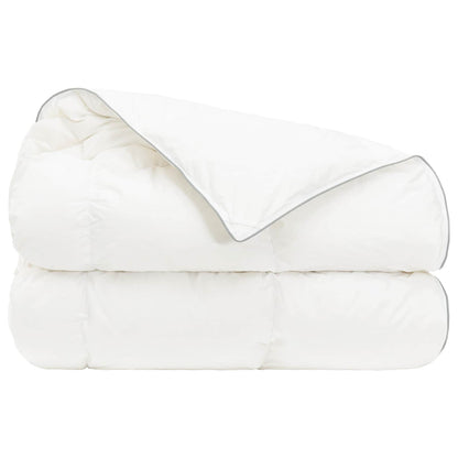 Duvet FULDA 155 x 220 cm 4 Seasons 210 GSM 90% Goose Down White
