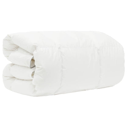 Duvet FULDA 135 x 200 cm Winter 300 GSM 90% Goose Down White