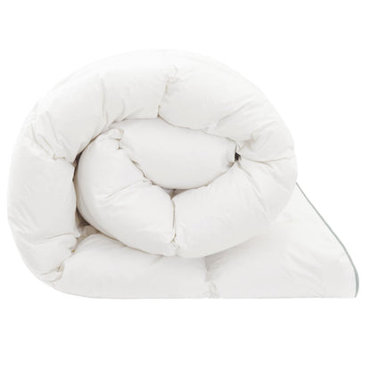 Duvet FULDA 135 x 200 cm 4 Seasons 310 GSM 90% Goose Down White