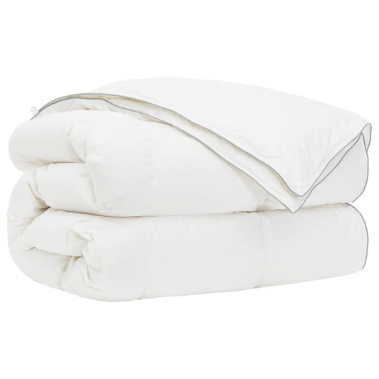 Duvet FULDA 155 x 220 cm 4 Seasons 310 GSM 90% Goose Down White