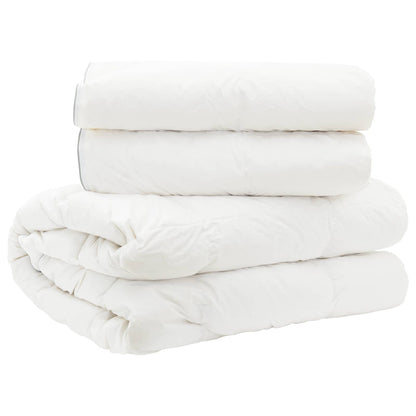 Duvet FULDA 240 x 260 cm 4 Seasons 310 GSM 90% Goose Down White