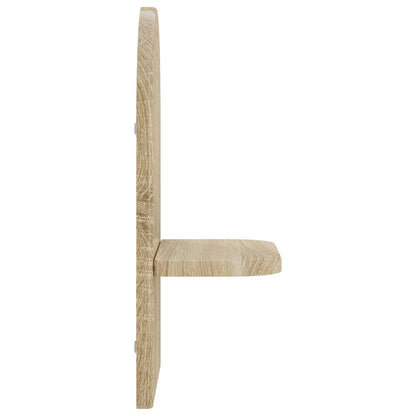 Wall Shelf 2 pcs Sonoma Oak 23 x 13.5 x 37.5 cm Engineered Wood