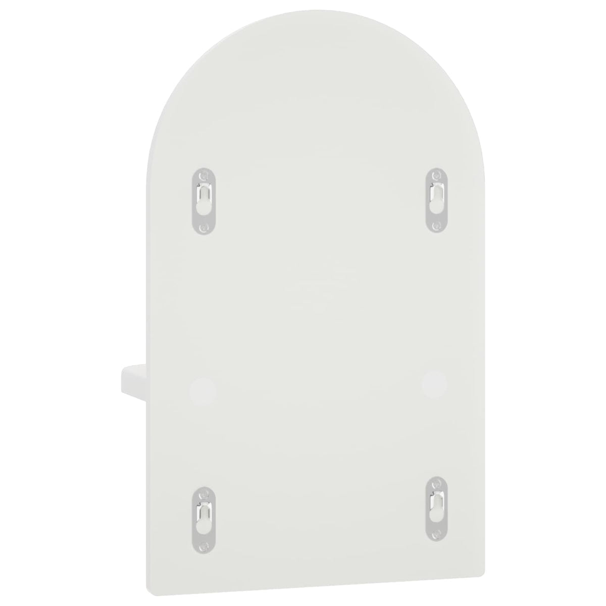 Wall Shelf 2 pcs High Gloss White 23 x 13.5 x 37.5 cm