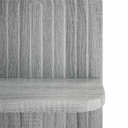 Wall Shelf 2 pcs Grey Sonoma 23 x 13.5 x 37.5 cm