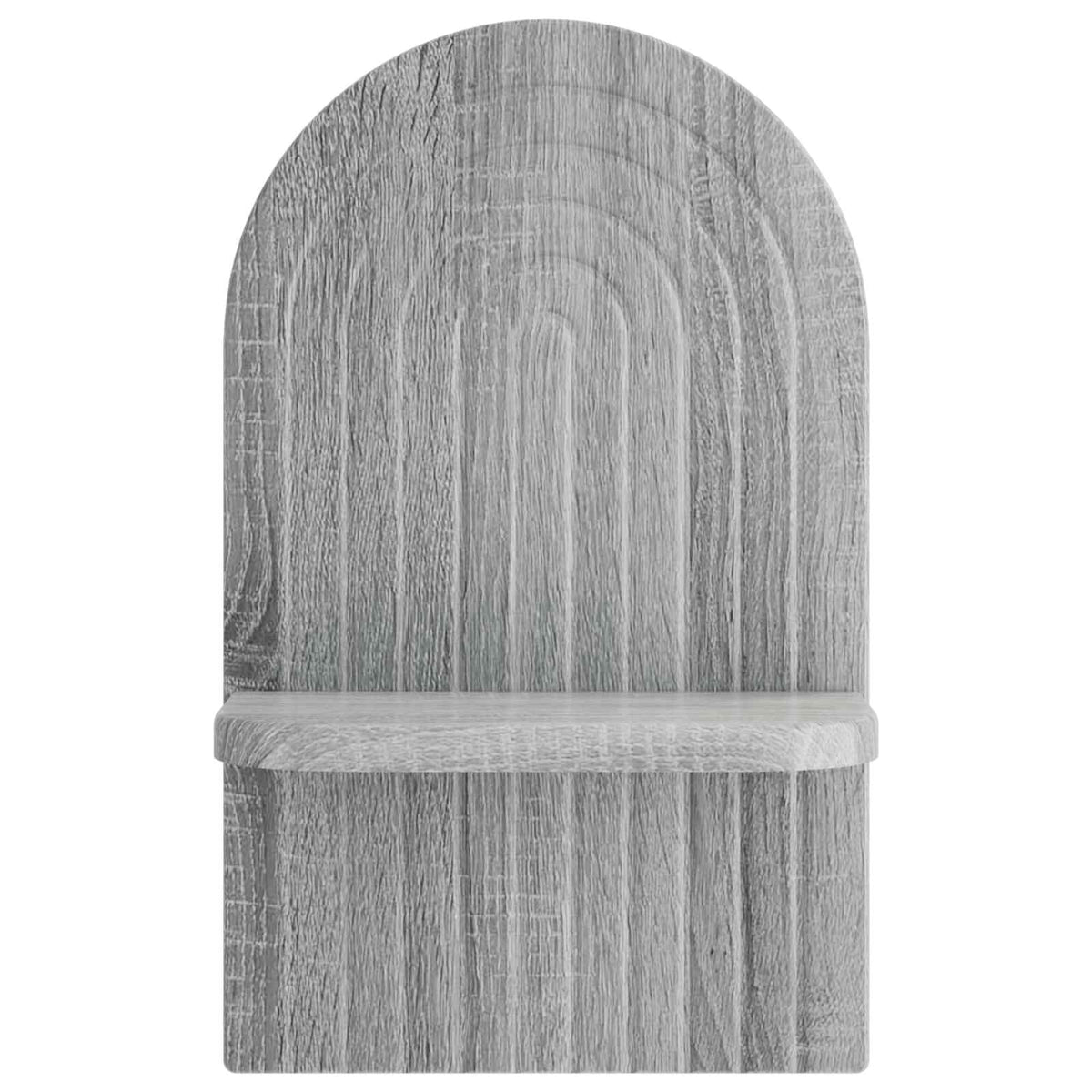 Wall Shelf 2 pcs Grey Sonoma 23 x 13.5 x 37.5 cm