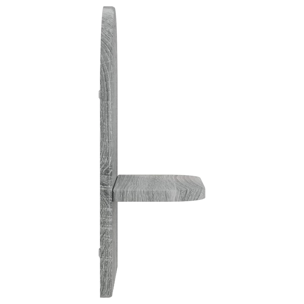 Wall Shelf 2 pcs Grey Sonoma 23 x 13.5 x 37.5 cm