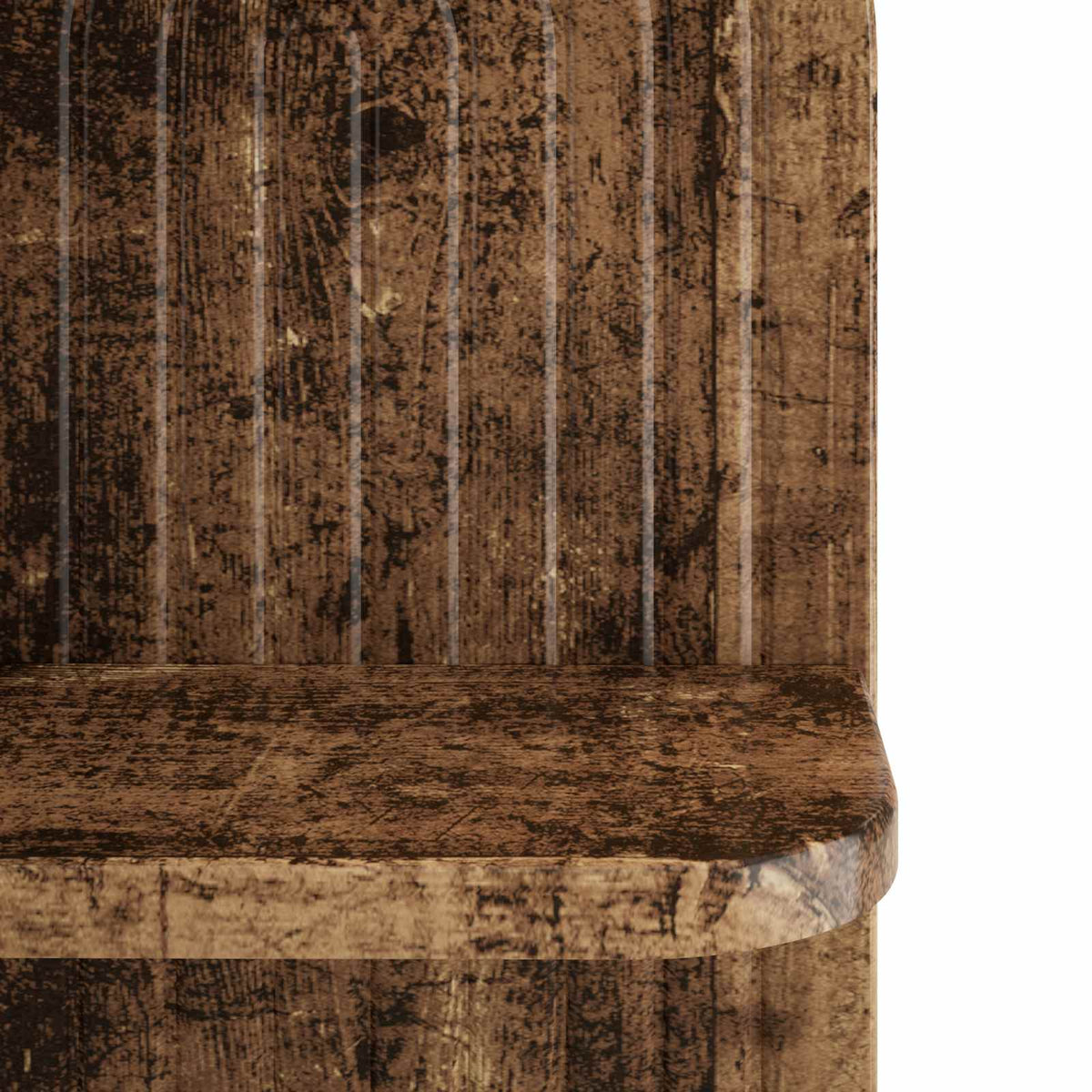 Wall Shelf 2 pcs Old Wood 23 x 13.5 x 37.5 cm Engineered Wood