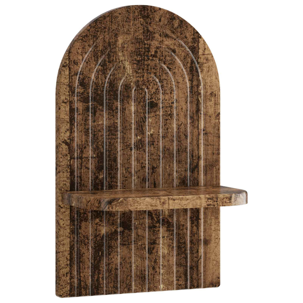 Wall Shelf 2 pcs Old Wood 23 x 13.5 x 37.5 cm Engineered Wood