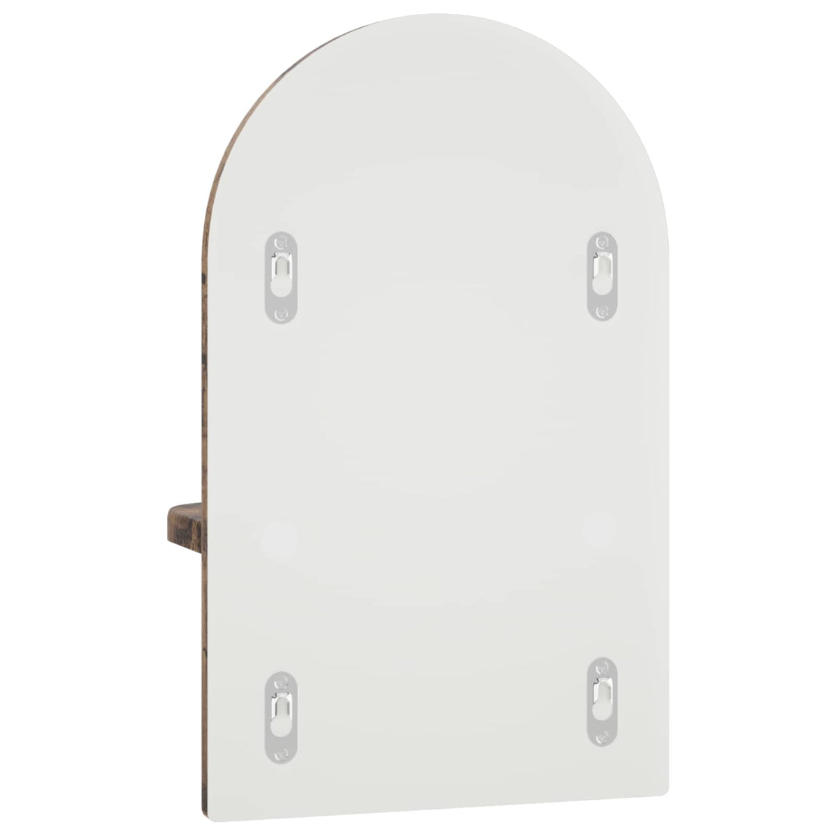Wall Shelf 2 pcs Old Wood 23 x 13.5 x 37.5 cm Engineered Wood