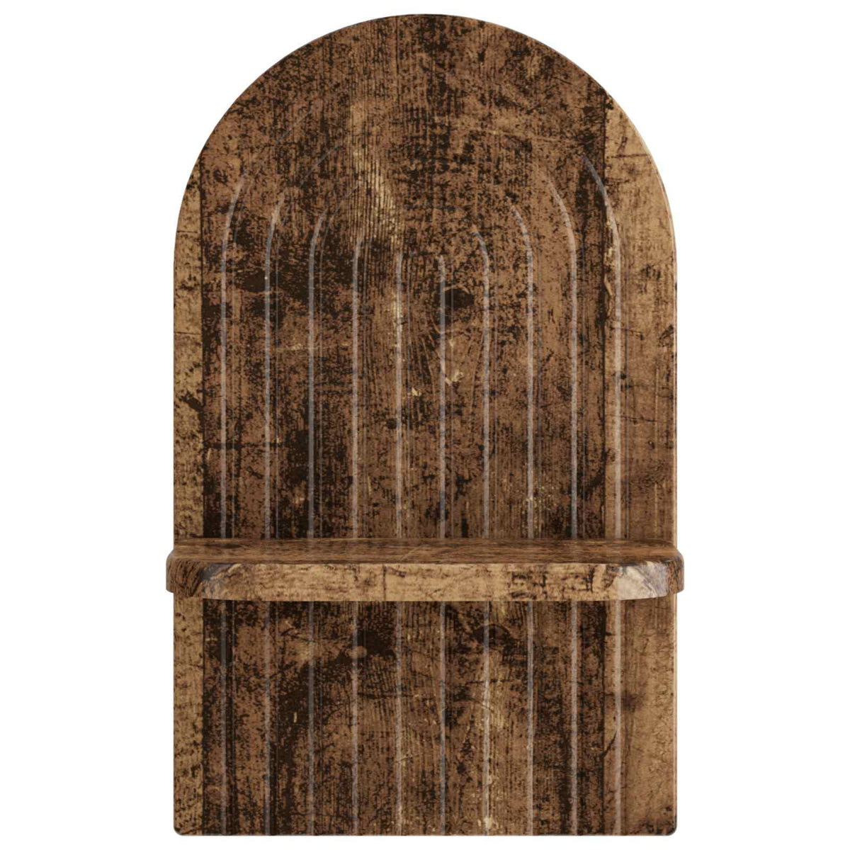 Wall Shelf 2 pcs Old Wood 23 x 13.5 x 37.5 cm Engineered Wood