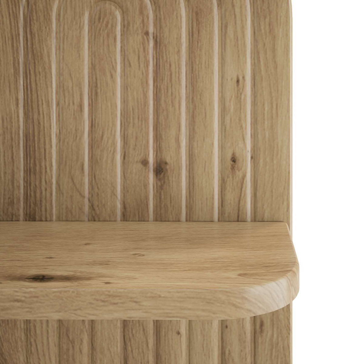 Wall Shelf 2 pcs Artisan Oak 23 x 13.5 x 37.5 cm