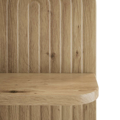 Wall Shelf 2 pcs Artisan Oak 23 x 13.5 x 37.5 cm