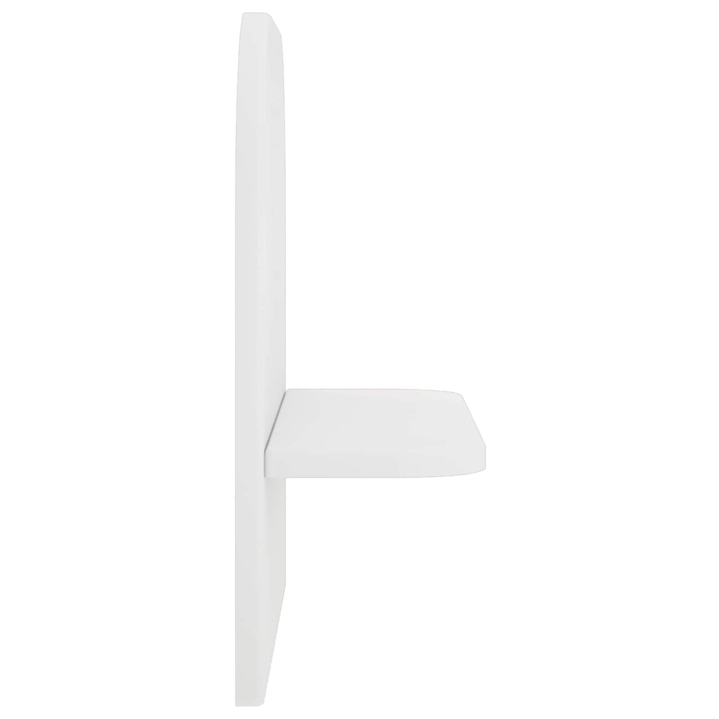 Wall Shelf 2 pcs White 41 x 13.5 x 37.5 cm Engineered Wood