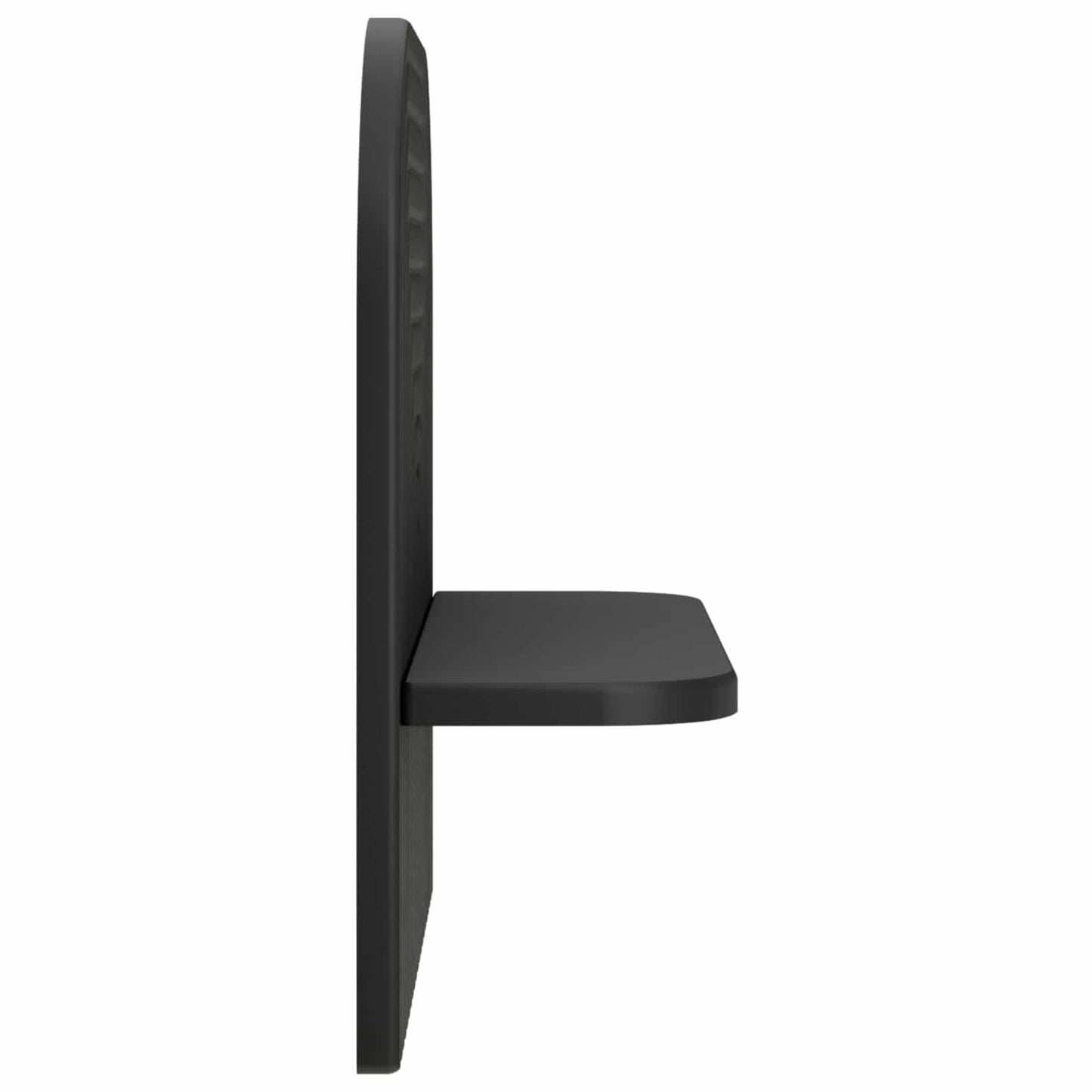 Wall Shelf 2 pcs Black 41 x 13.5 x 37.5 cm Engineered Wood
