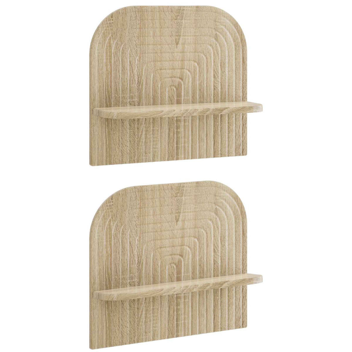 Wall Shelf 2 pcs Sonoma Oak 41 x 13.5 x 37.5 cm Engineered Wood