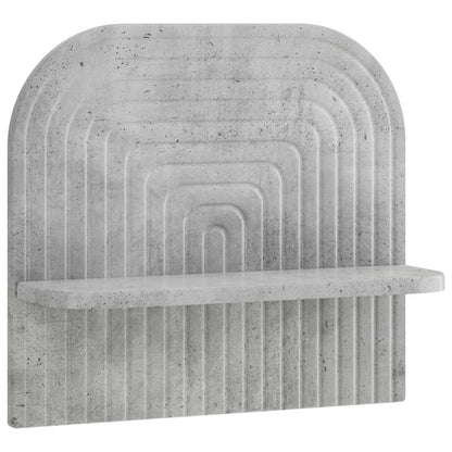 Wall Shelf 2 pcs Concrete Grey 41 x 13.5 x 37.5 cm