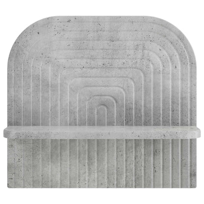 Wall Shelf 2 pcs Concrete Grey 41 x 13.5 x 37.5 cm