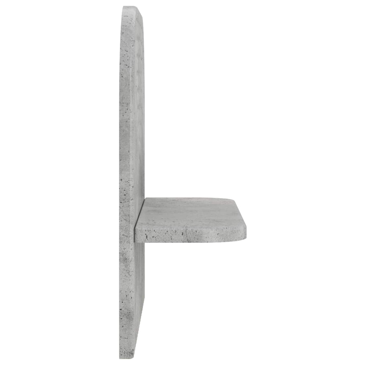 Wall Shelf 2 pcs Concrete Grey 41 x 13.5 x 37.5 cm
