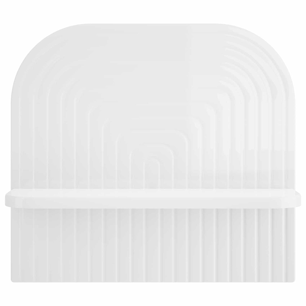 Wall Shelf 2 pcs High Gloss White 41 x 13.5 x 37.5 cm