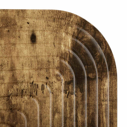 Wall Shelf 2 pcs Smoked Oak 41 x 13.5 x 37.5 cm Engineered Wood