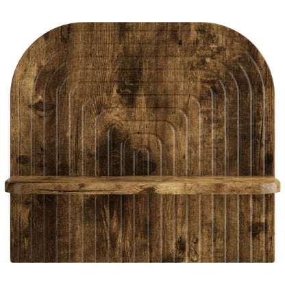 Wall Shelf 2 pcs Smoked Oak 41 x 13.5 x 37.5 cm Engineered Wood