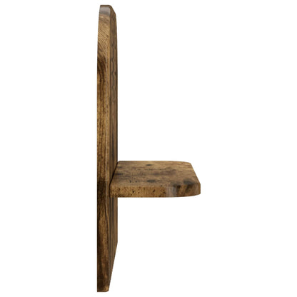 Wall Shelf 2 pcs Smoked Oak 41 x 13.5 x 37.5 cm Engineered Wood