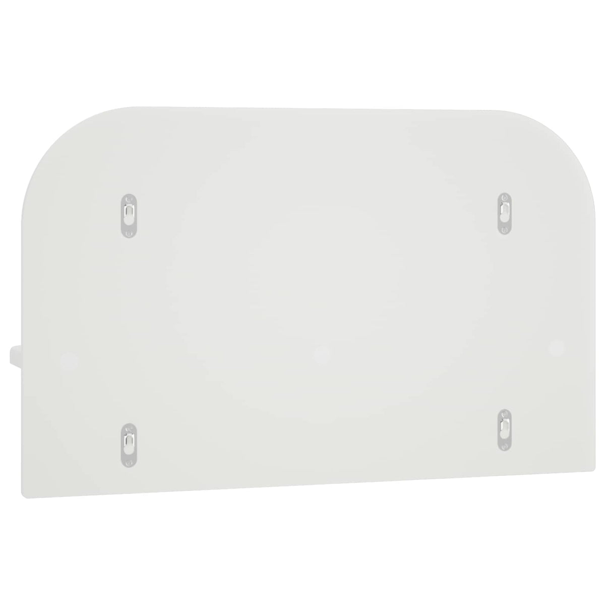 Wall Shelf 2 pcs White 60 x 13.5 x 37.5 cm Engineered Wood
